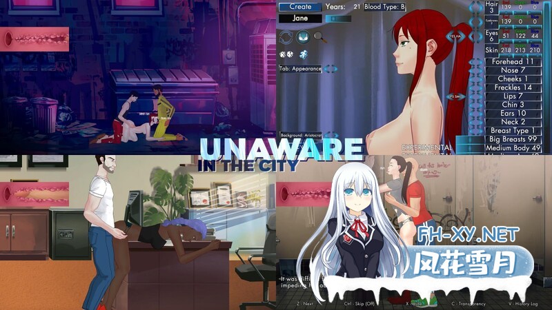 [欧美SLG/动态] 城市中的无意识者 Unaware in the City V39a PC+安卓 AI汉化版 [1.40G/百度]-1.jpg