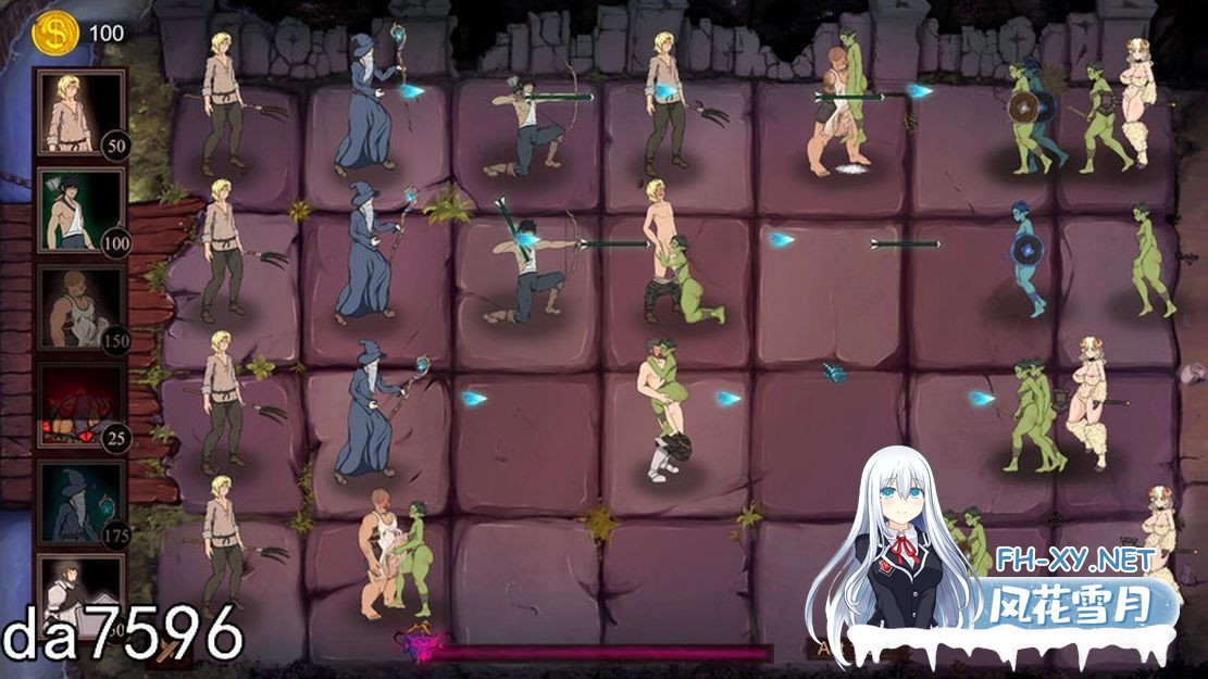 [欧美SLG动态/更新] 魔女突袭:镇守 H版植物大战僵尸 Monster girl assault！ V0.3 原版EN [600M/百度]-4.jpg