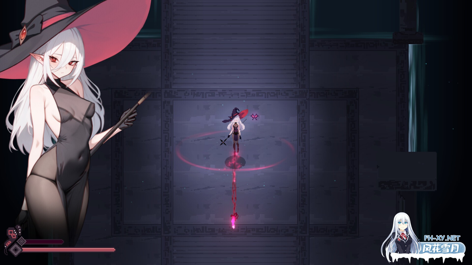 [ACT/动态/更新/口交/触手/像素/机翻汉化]魔女的地牢/魔女のタンジョン/Witch's Dungeon[Ver1.2.6.1+存档][PC/1.70G]-1.jpg