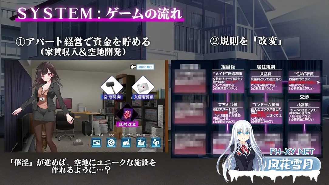 [日系RPG/汉化/NTR]催银公寓～以催银居住规则支配居民～ 催银アパート～催银居住規則による住民支配～ Ver1.00 Mtool汉化[1.21G]-4.jpg