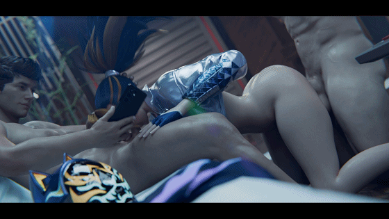 [3D/无修/CV] Gennariel 6月新作:KDA VIP Treatment long version KDA女团多人淫乱性交派对 [342M/UC]-6.gif