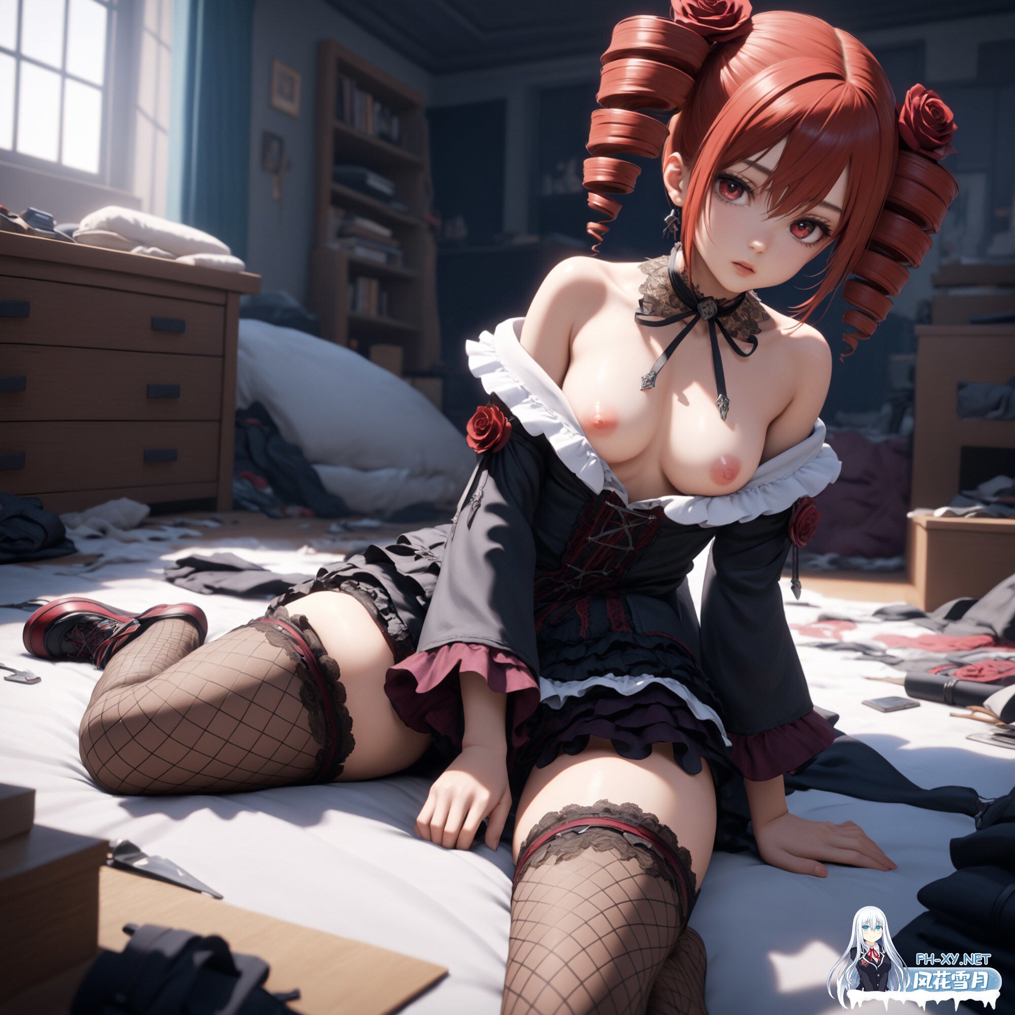[同人SLG/AI生成/机翻/2D/巨乳/露出]裸体将棋/裸かん坊将棋[PC/2.80G]-2.jpg