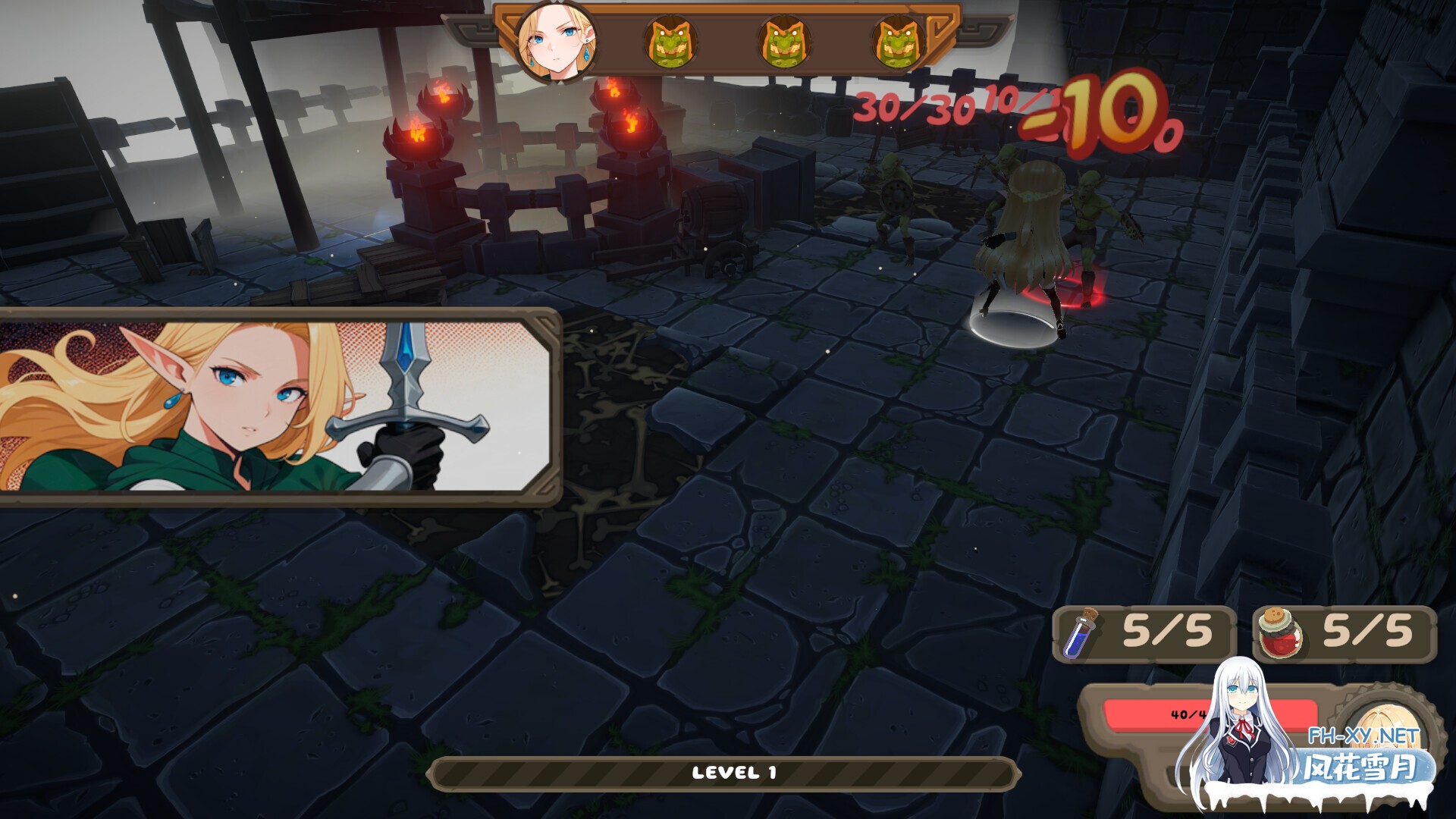 [SLG/生肉/精灵/2D/AI作画/巨乳]精灵冒险：失落城堡/Elf Adventure: The Lost Castle[体验版][PC/900M]-8.jpg