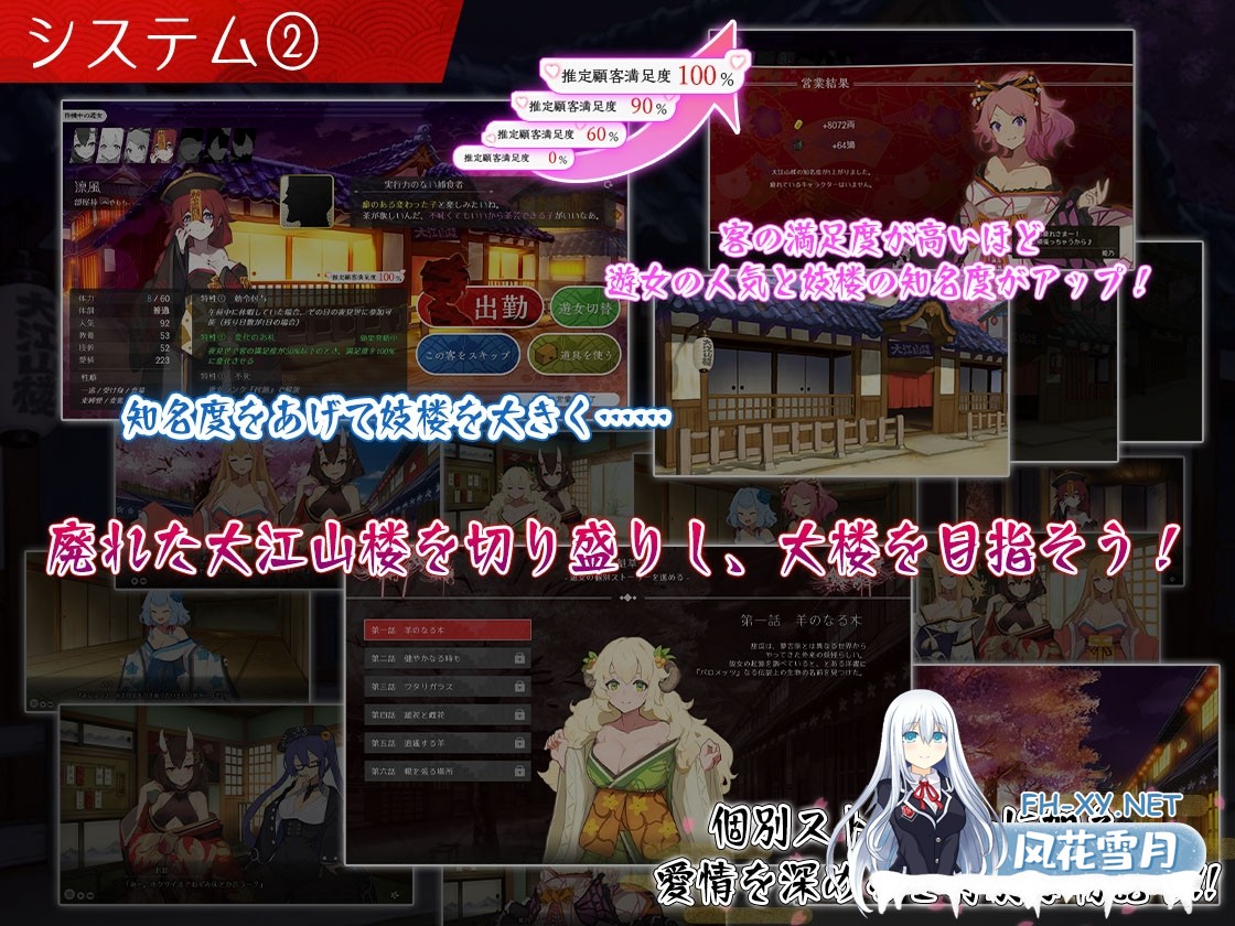 [精品SLG/汉化/动态/2D]梦吉原的妖异妓楼～妖怪大楼重建谭～/夢吉原のあやかし妓楼 ～妖怪大楼再建譚～ Ver1.041 AI汉化版[PC/3.6G]-6.jpg