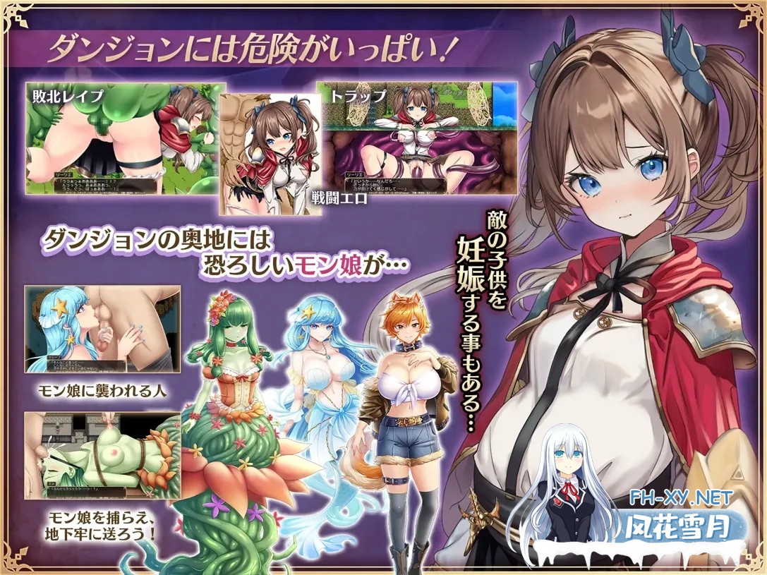 [日系RPG精品/AI汉化/动态/PC]少女骑士莉莉艾的公主救援物语 少女騎士リーリエの姫様救出物語 Mtool汉化[4.14G]-9.jpg
