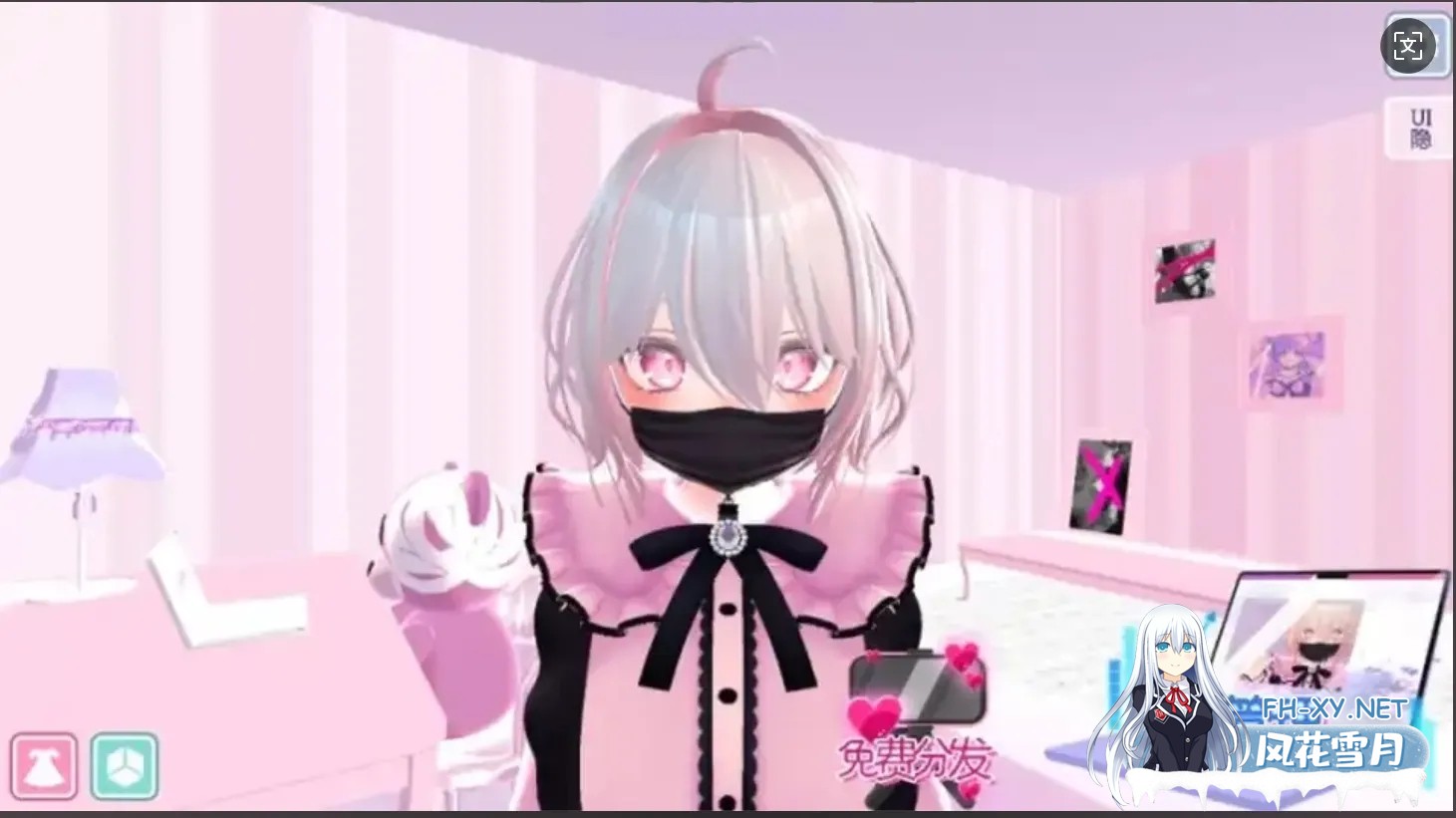 [养成互动SLG/中文/动态] VR色色直播UP主:露西亚 官方中文步兵版 [700M/CV]-1.jpg