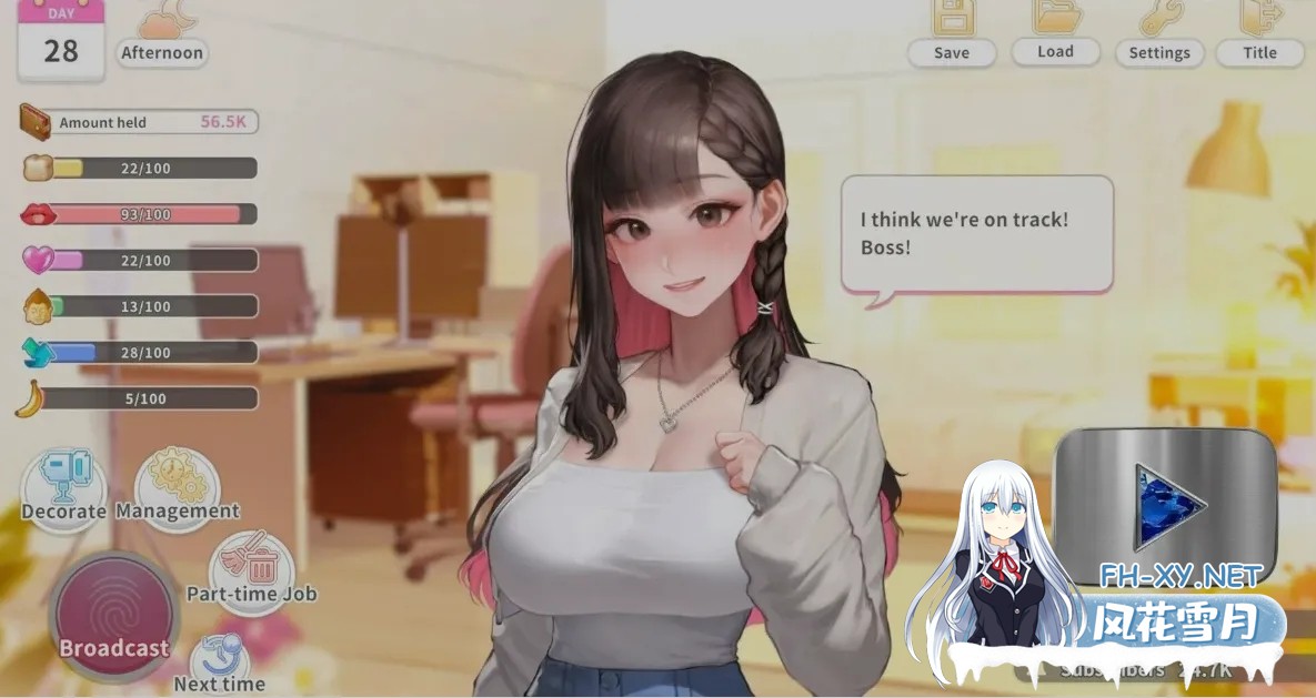 [互动SLG/中文/步兵全动态] 直播开始!VTuber出道指南 Streaming ON! VTuber Training Ver1.0.2 官方中文步兵版 [600M/更新/全CV]-3.jpg