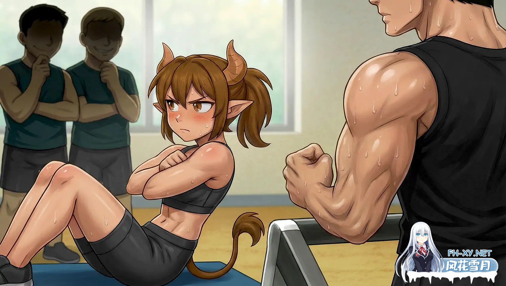 [SLG/AI汉化/沙盒/更新/兽人/福瑞]怪物女孩健身房/Monster Girl Gym[Ver0.10.8bDemo][PC+安卓/0.5G]-5.jpg