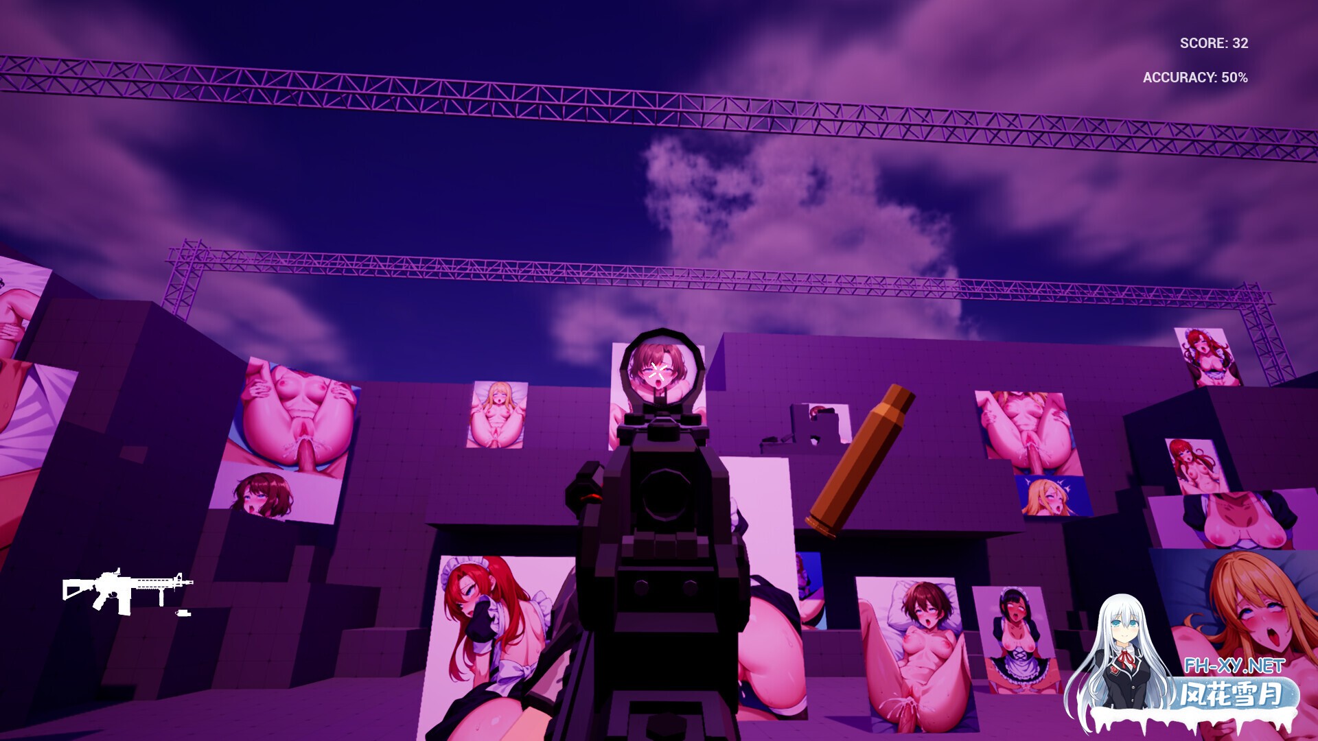 [FPS/STEAM官中/步兵/巨乳/部分AI作画]瞄准训练器/Gooning Aim Trainer[PC/1.10G]-5.jpg