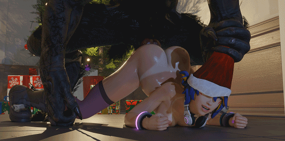 Blueberg 12月新作：天使+瑞秋+雾子+爱丽丝+蒂法 性感女神姐妹花激情双飞-5.gif