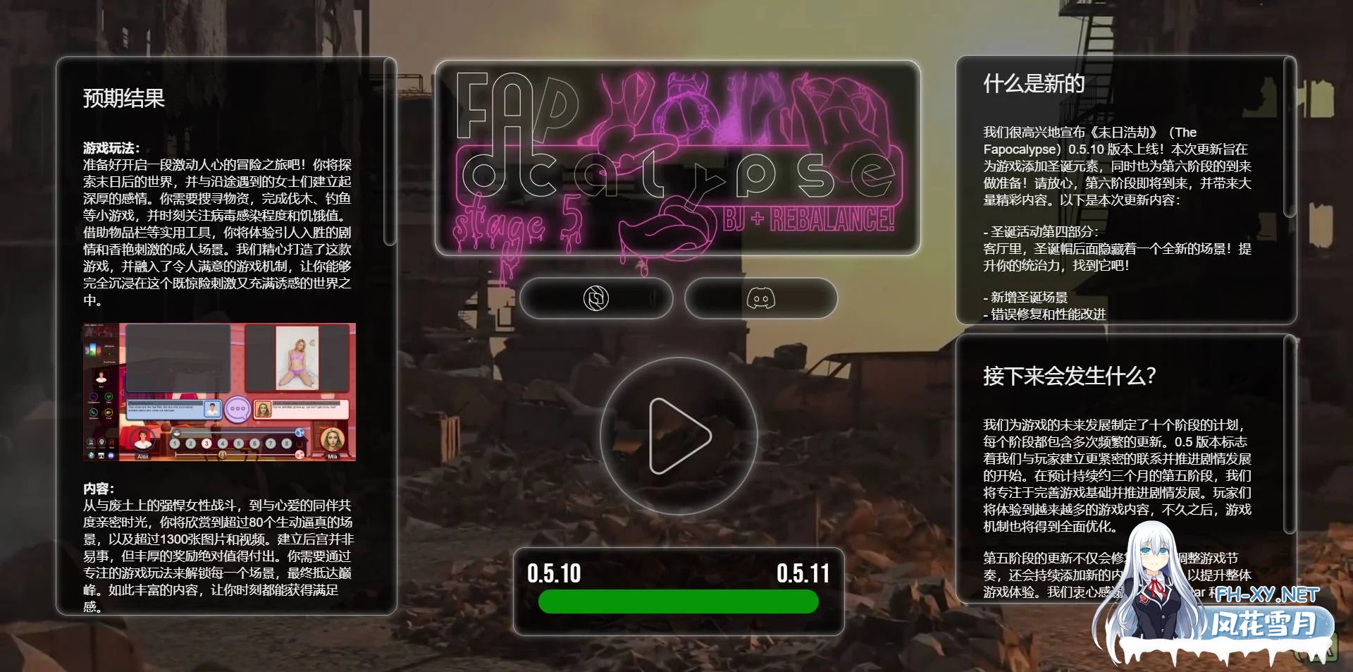 [PC][HTML/汉化/真人/]性爱末日/The Fapocalypse v0.5.10 浏览器汉化 [4.11GB]-1.png