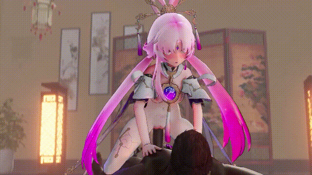 3D同人 莉音/符玄/布洛妮娅/洛天依/仪玄/菲比 有CV [264M]-18.gif